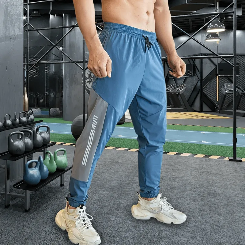 Stylish Quick-Drying Sporty Men's Pants with Cuffs for Training - SF0743