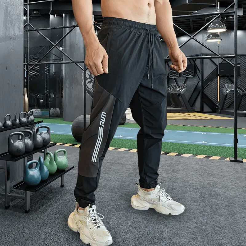Stylish Quick-Drying Sporty Men's Pants with Cuffs for Training - SF0743