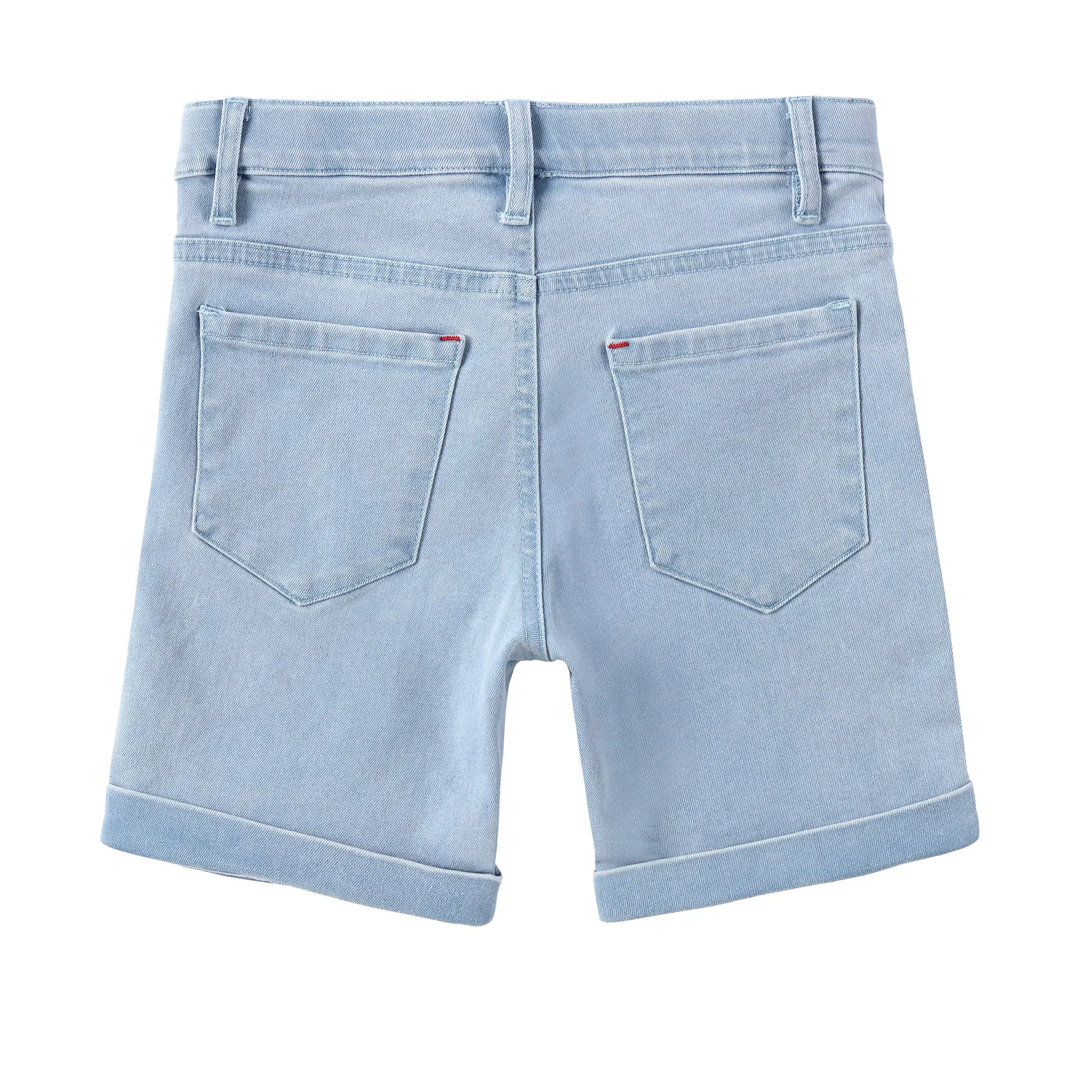 Super Light Blue Denim Shorts
