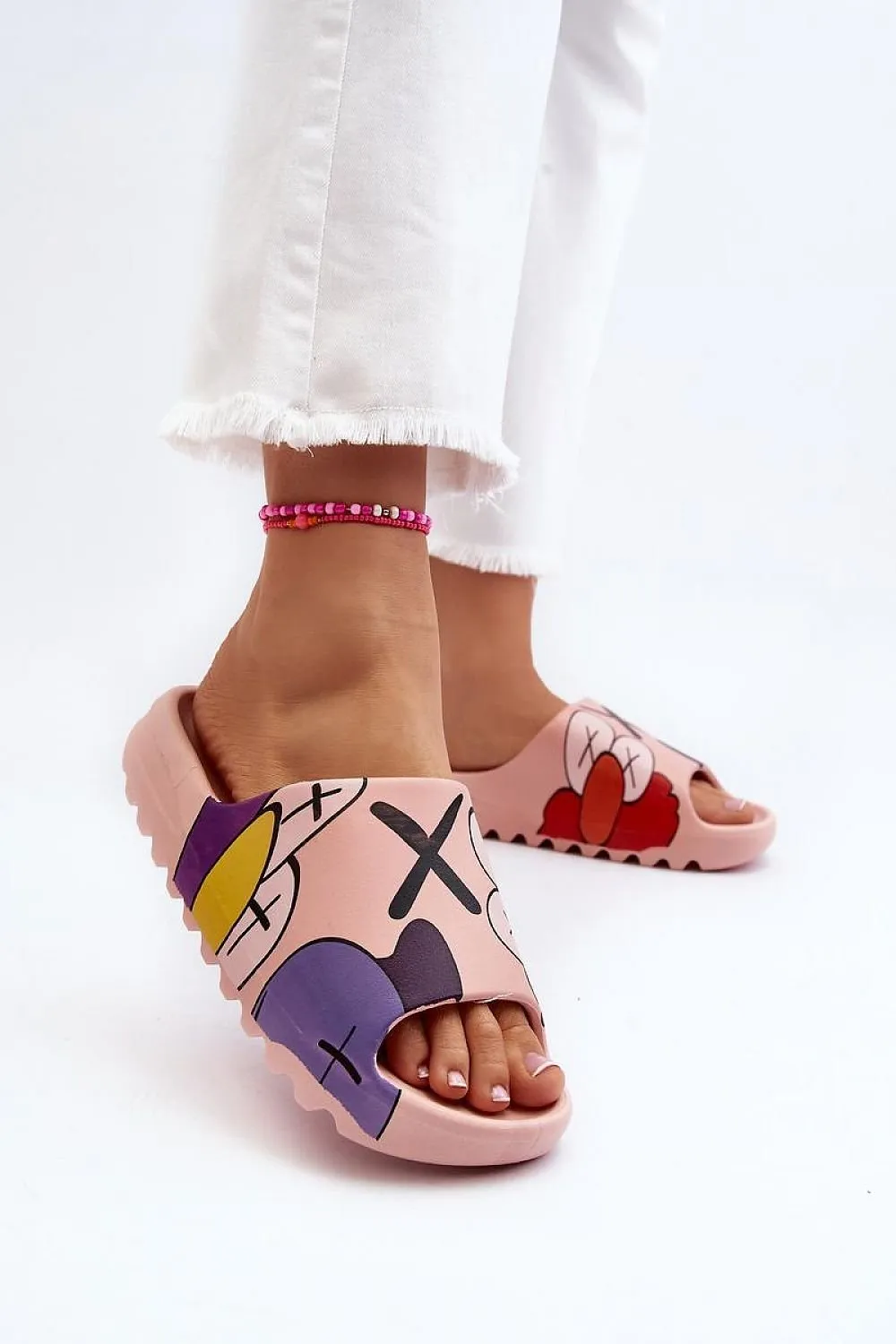 TEEK - Womens Graphic Rubber Slides