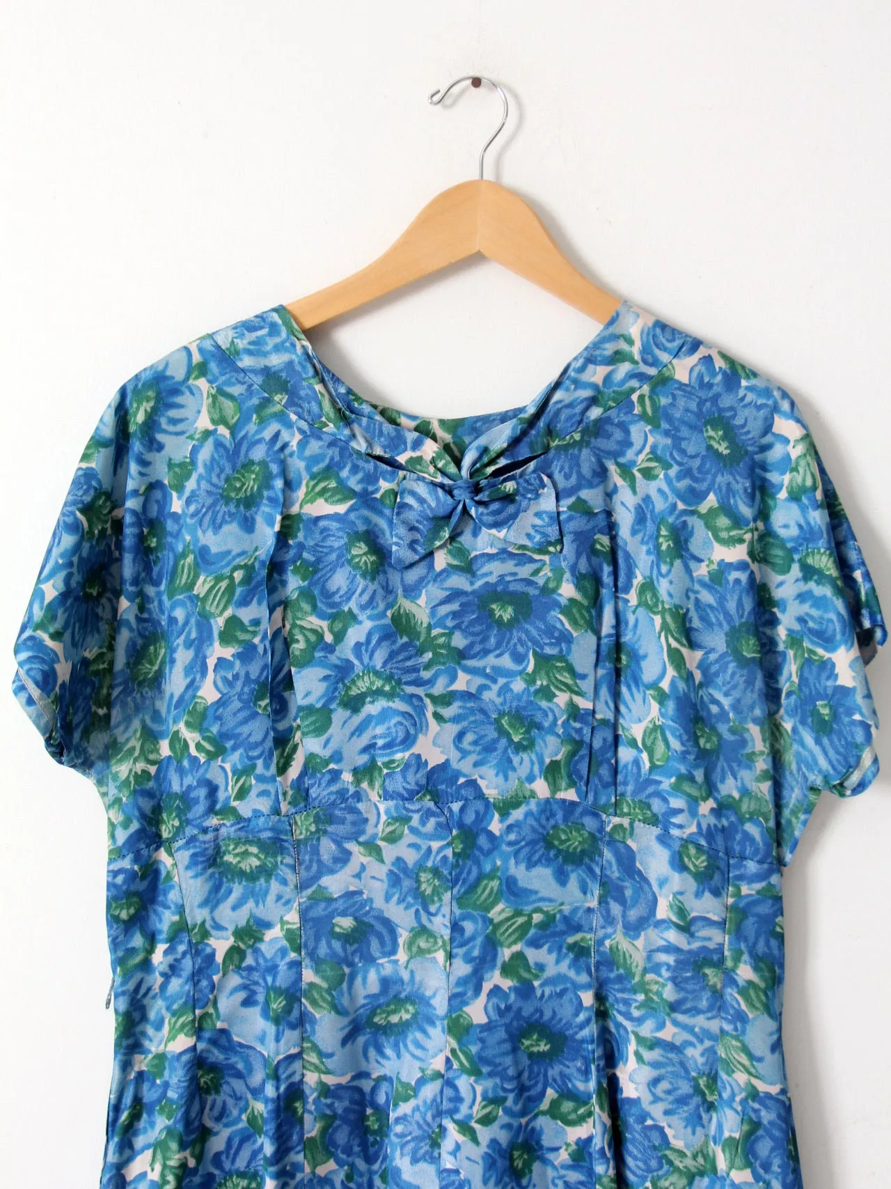 vintage 50s floral dress