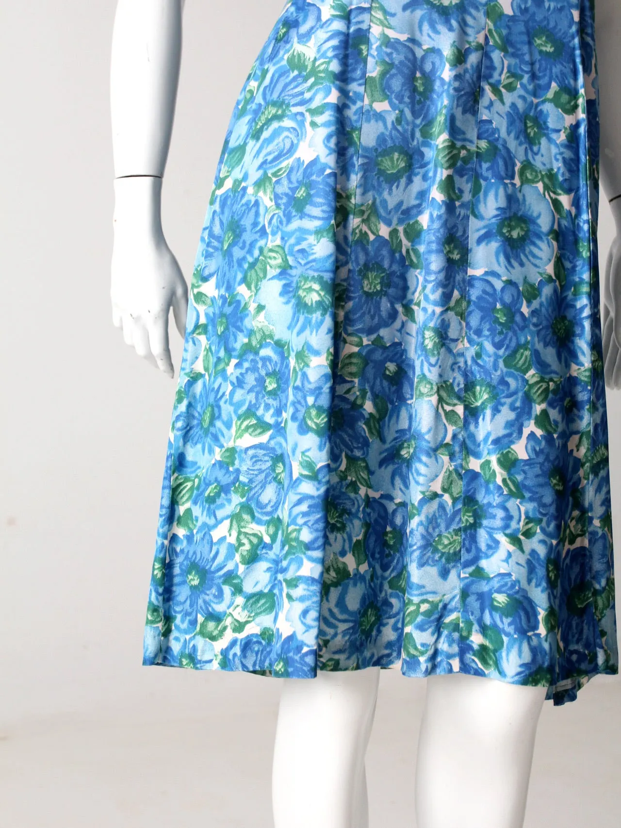 vintage 50s floral dress
