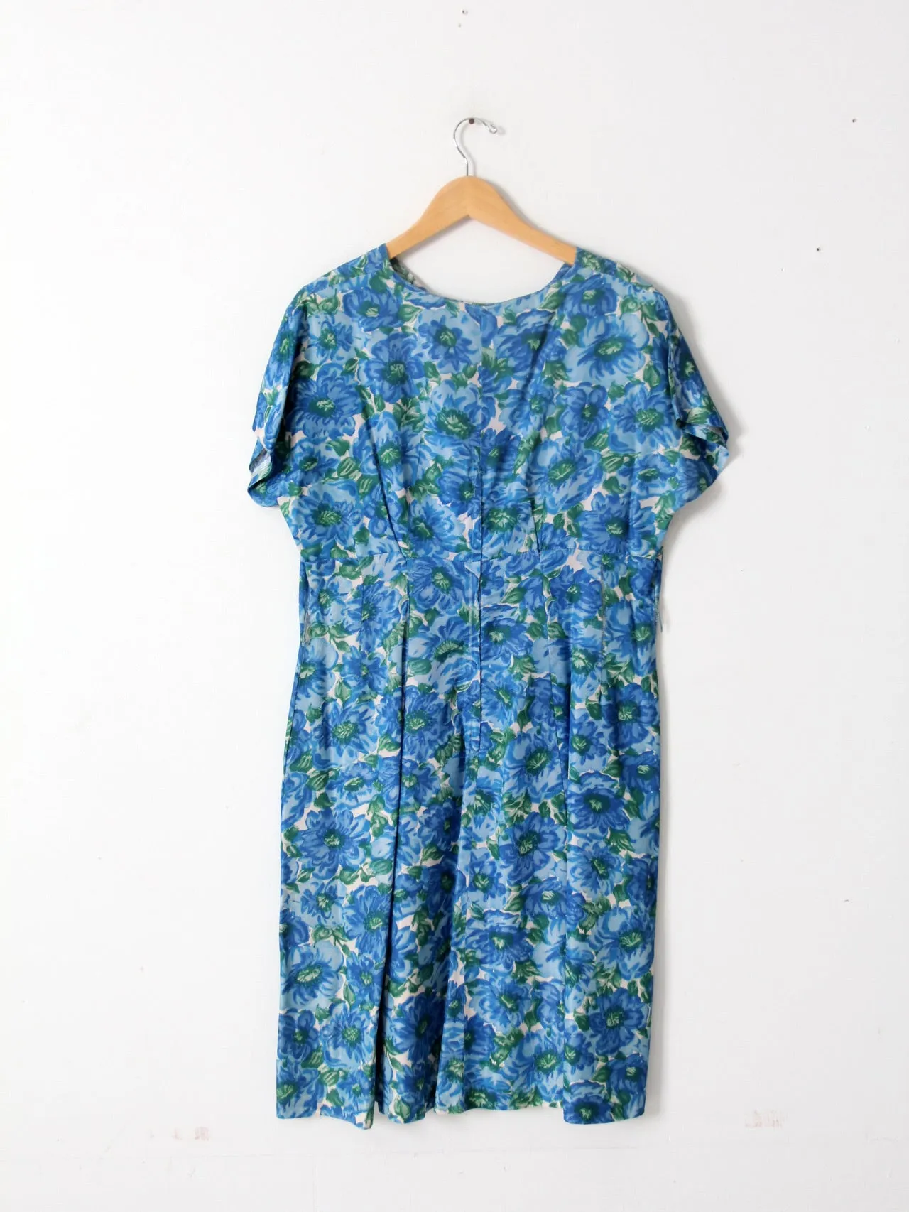 vintage 50s floral dress