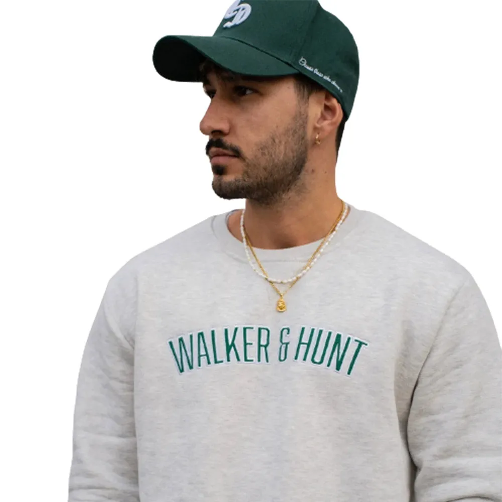 Walker & Hunt - Appliqué Sweatshirt Snow Grey