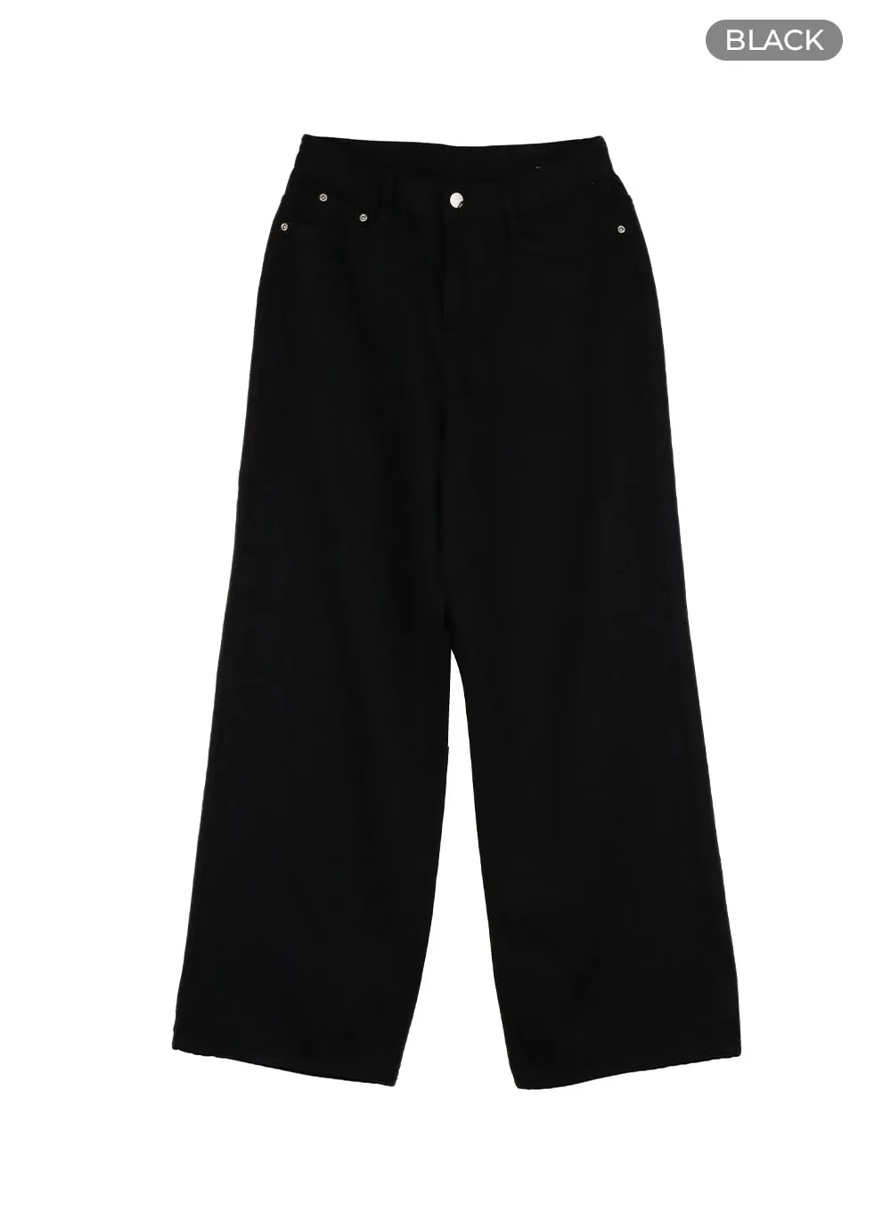 Wide-Leg Cotton Pants OY409