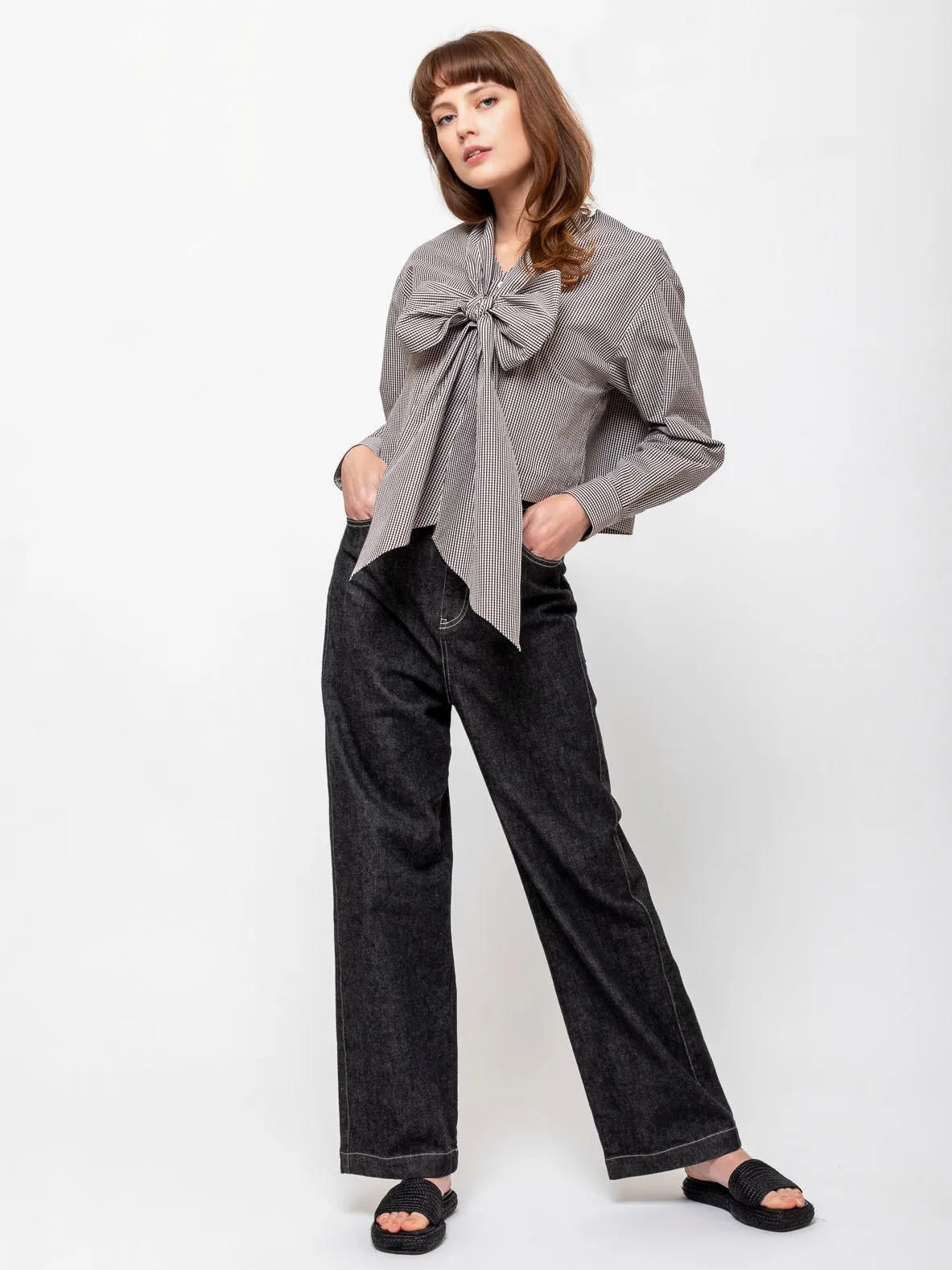 Wide Leg Jean - Black