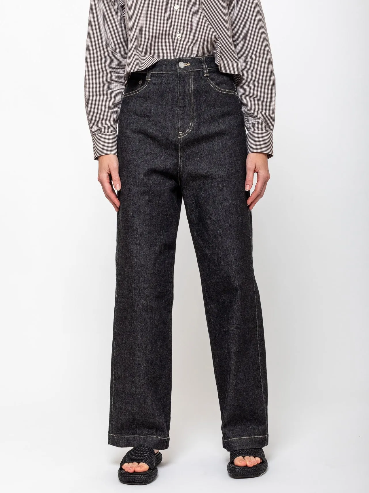 Wide Leg Jean - Black