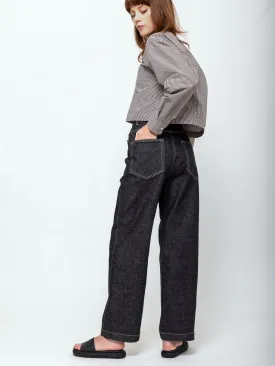 Wide Leg Jean - Black