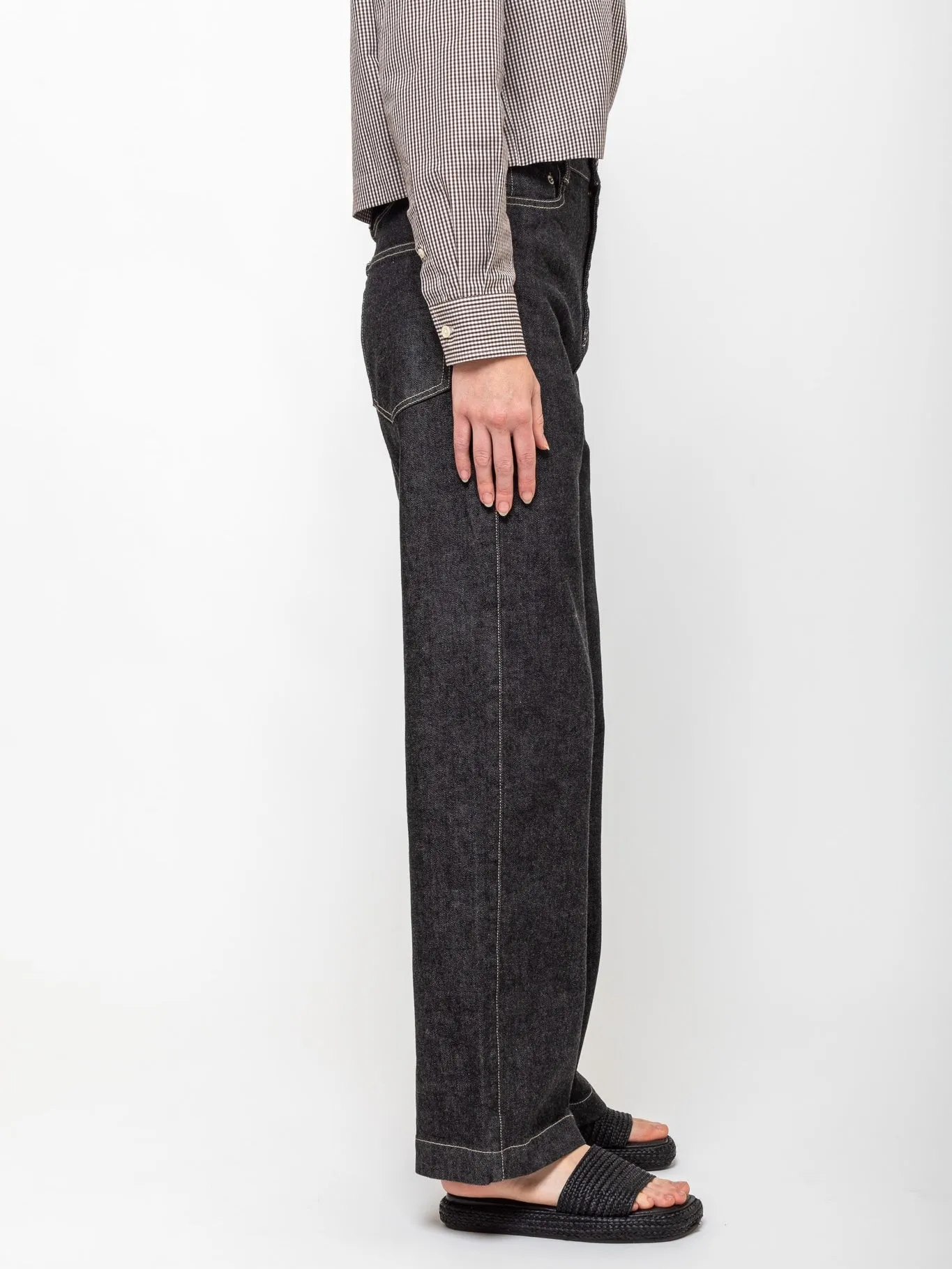 Wide Leg Jean - Black