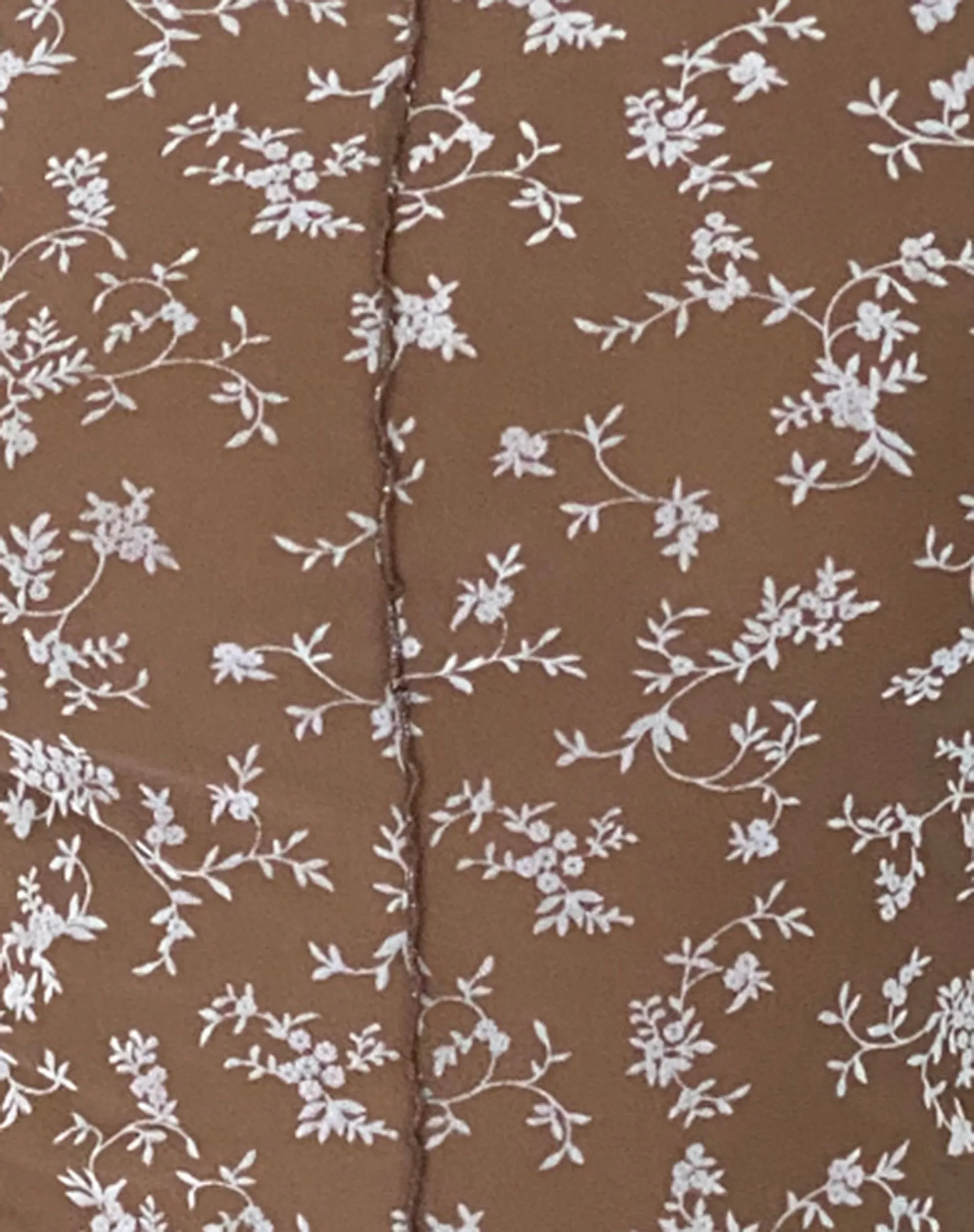 Zest Mesh Long Sleeve Top in Botanist Flock Dark Taupe